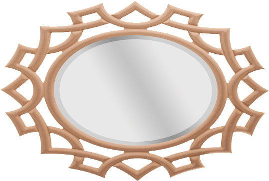DA039 Örgü Oval Ayna